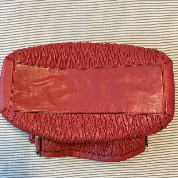 COACH Large Madison Phoebe Twisted Gathered Leather Shoulder Bag - Picture 7 of 11